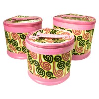 SET DE 3 PORTACOSMETICOS RIGIDOS